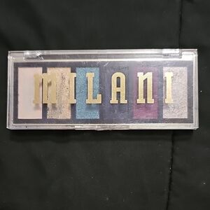 Milani Bold Eyeshadow Palette with Gold, Blue, Purple Hues